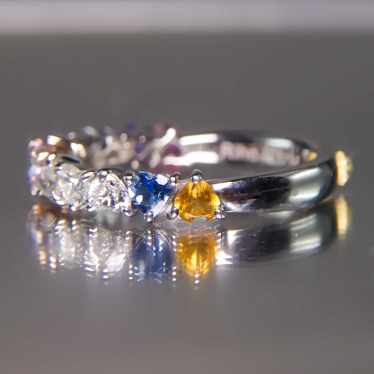 大好きな愛犬とずっと一緒　ピンクダイアモンドのハートエタニティ